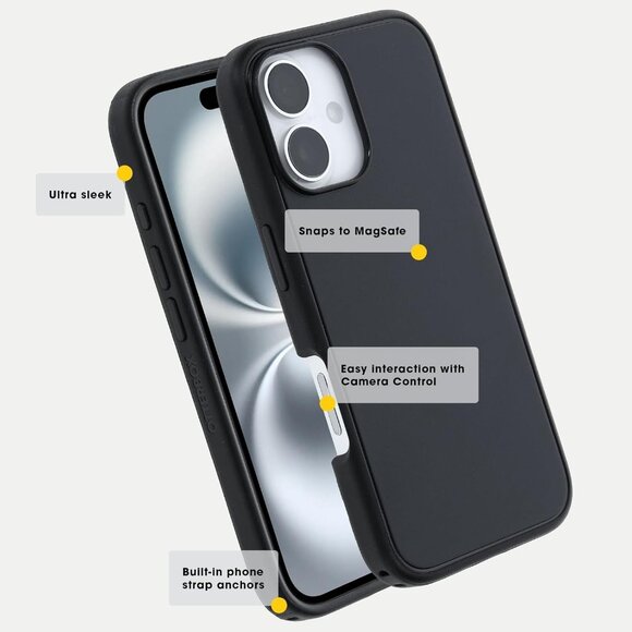 OtterBox iPhone 16 Pro Symmetry Series Case - Black - Picture 6 of 6